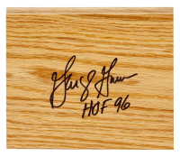 George Gervin Signed 5x6 Floor Piece Inscribed "HOF 96" (Schwartz) at PristineAuction.com