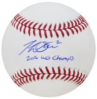 Tommy La Stella Signed OML Baseball Inscribed "2016 WS Champs" (Schwartz) at PristineAuction.com