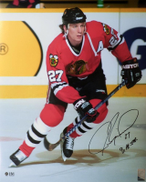 Jeremy Roenick Signed Blackhawks 16x20 Photo Inscribed "9x All-Star" (Schwartz) at PristineAuction.com