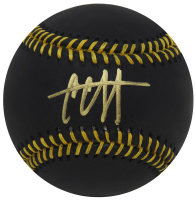 CC Sabathia Signed OML Black Leather Baseball (Schwartz) at PristineAuction.com