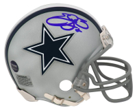 Emmitt Smith Signed Cowboys Mini Helmet (Schwartz) at PristineAuction.com
