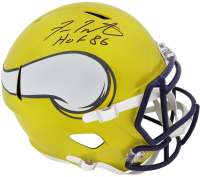 Fran Tarkenton Signed Vikings Full-Size Flash Alternate Speed Helmet Inscribed "HOF '86" (Schwartz) at PristineAuction.com