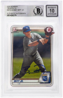 Bobby Witt Jr. Signed 2020 Bowman Prospects #BP25 RC (BGS | Auto 10) at PristineAuction.com