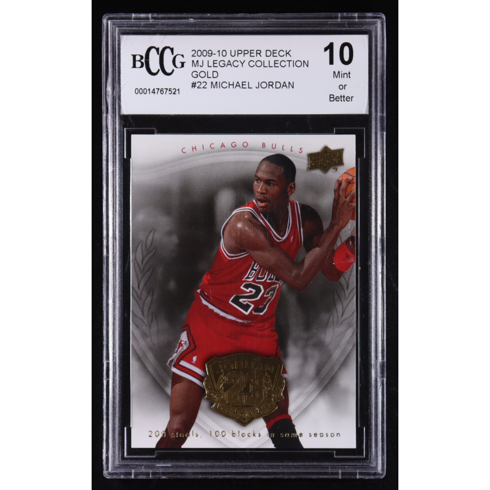 Michael Jordan 2009-10 Upper Deck MJ Legacy Collection Gold #22 (BCCG 10) at PristineAuction.com