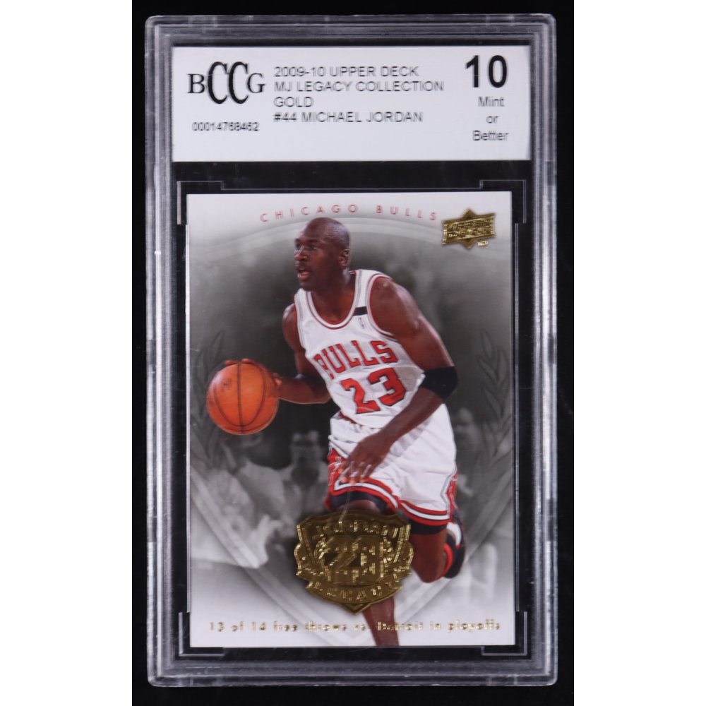Michael Jordan 2009-10 Upper Deck MJ Legacy Collection Gold #44 (BCCG 10) at PristineAuction.com