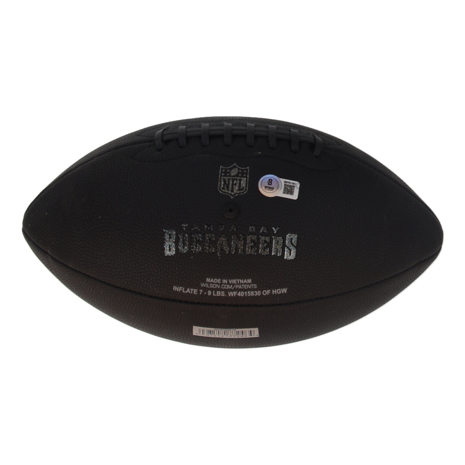 Mike Evans Signed Buccaneers Black Logo Football (Beckett) at PristineAuction.com Mike Evans Signed Buccaneers Black Logo Football (Beckett) at PristineAuction.com
