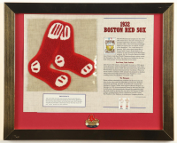 1932 Boston Red Sox Custom Framed Commemorative Patch Display with Red Sox Logo Pin at PristineAuction.com