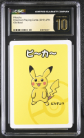 Pikachu 2019 Pokemon Old Maid Playing Cards Japanese #NNO (CGC Pristine 10 | Black Label) at PristineAuction.com