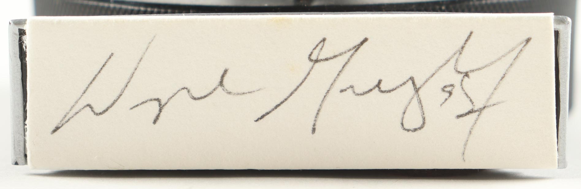 Wayne Gretzky Signed Kings Cut Display with "The Great One" Official Statue #1819 (Gartlan) at PristineAuction.com Wayne Gretzky Signed Kings Cut Display with "The Great One" Official Statue #1819 (Gartlan) at PristineAuction.com