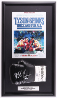 Mike Tyson Signed Custom Framed Hennessy Boxing Glove Display with Print & Title Plaque (PSA & Tyson) at PristineAuction.com