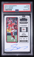 Skyy Moore 2022 Panini Contenders #134A AU RC (PSA 10) at PristineAuction.com