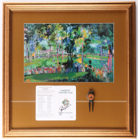 Jack Nicklaus Signed Oakmont Country Club Custom Framed Oakmont Display with LeRoy Neiman Art Print, Oakmont Signed Vintage Scorecard & Vintage Oakmont Divot Tool (JSA) at PristineAuction.com