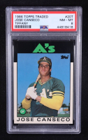 Jose Canseco 1986 Topps Traded #20T XRC (PSA 8) at PristineAuction.com
