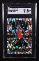 Amen Thompson 2023-24 Panini Select Concourse Tectonic Prizm #96 RC (SGC 9.5) at PristineAuction.com