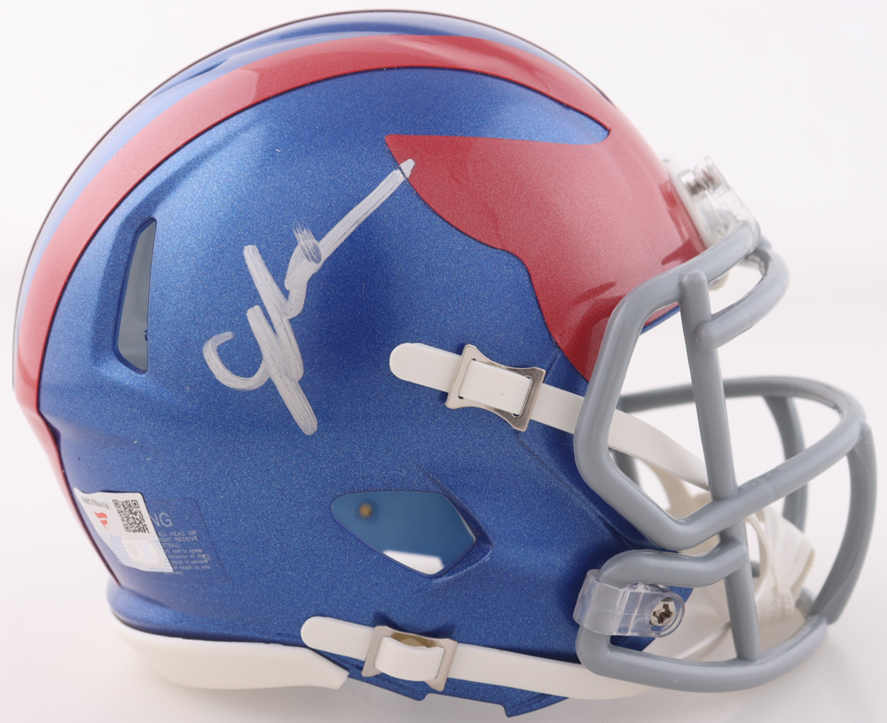 Malik Nabers Signed Giants Alternate Speed Mini Helmet (Fanatics) at PristineAuction.com Malik Nabers Signed Giants Alternate Speed Mini Helmet (Fanatics) at PristineAuction.com