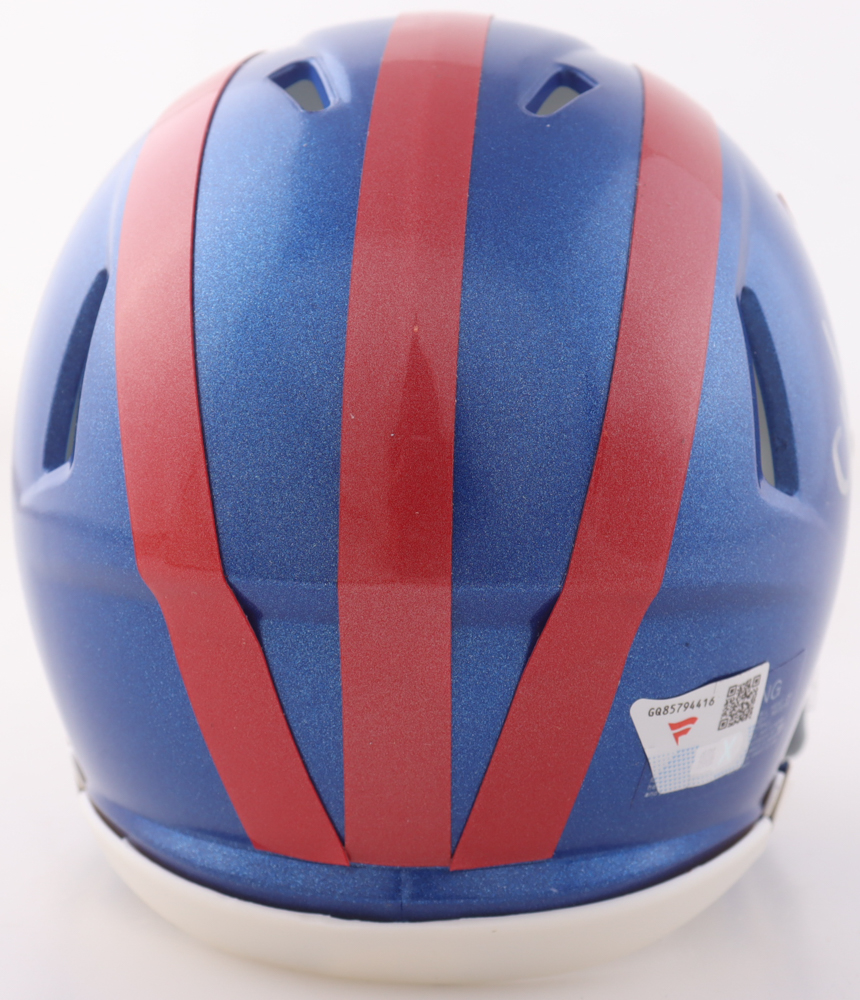 Malik Nabers Signed Giants Alternate Speed Mini Helmet (Fanatics) at PristineAuction.com Malik Nabers Signed Giants Alternate Speed Mini Helmet (Fanatics) at PristineAuction.com