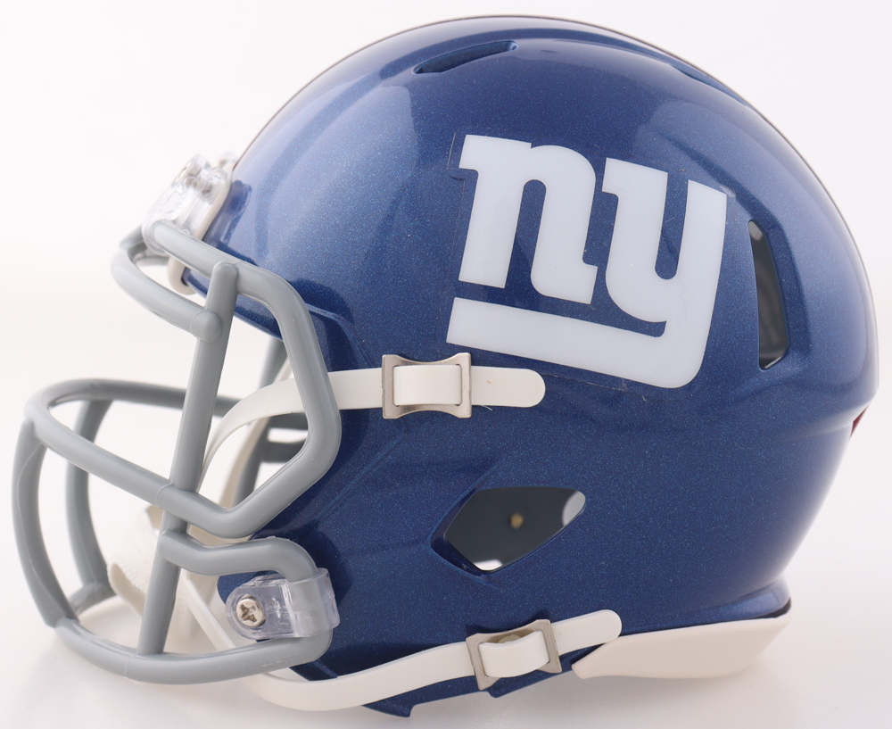 Malik Nabers Signed Giants Speed Mini Helmet (Fanatics) at PristineAuction.com Malik Nabers Signed Giants Speed Mini Helmet (Fanatics) at PristineAuction.com