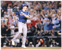 Josh Sborz Signed Rangers 16x20 Photo Inscribed "Final Out" (MLB & Fanatics) at PristineAuction.com