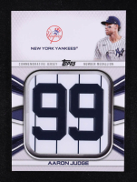 Aaron Judge 2022 Topps Commemorative Player Jersey Number Medallions #JNMAJ at PristineAuction.com