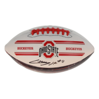 Chris Henry Jr. Signed Ohio State Buckeyes Logo Football (Wilder) at PristineAuction.com