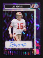 Joe Montana 2025 Leaf Pro Set Metal Autograph Crystal Purple #BA-JM2 #1/8 at PristineAuction.com