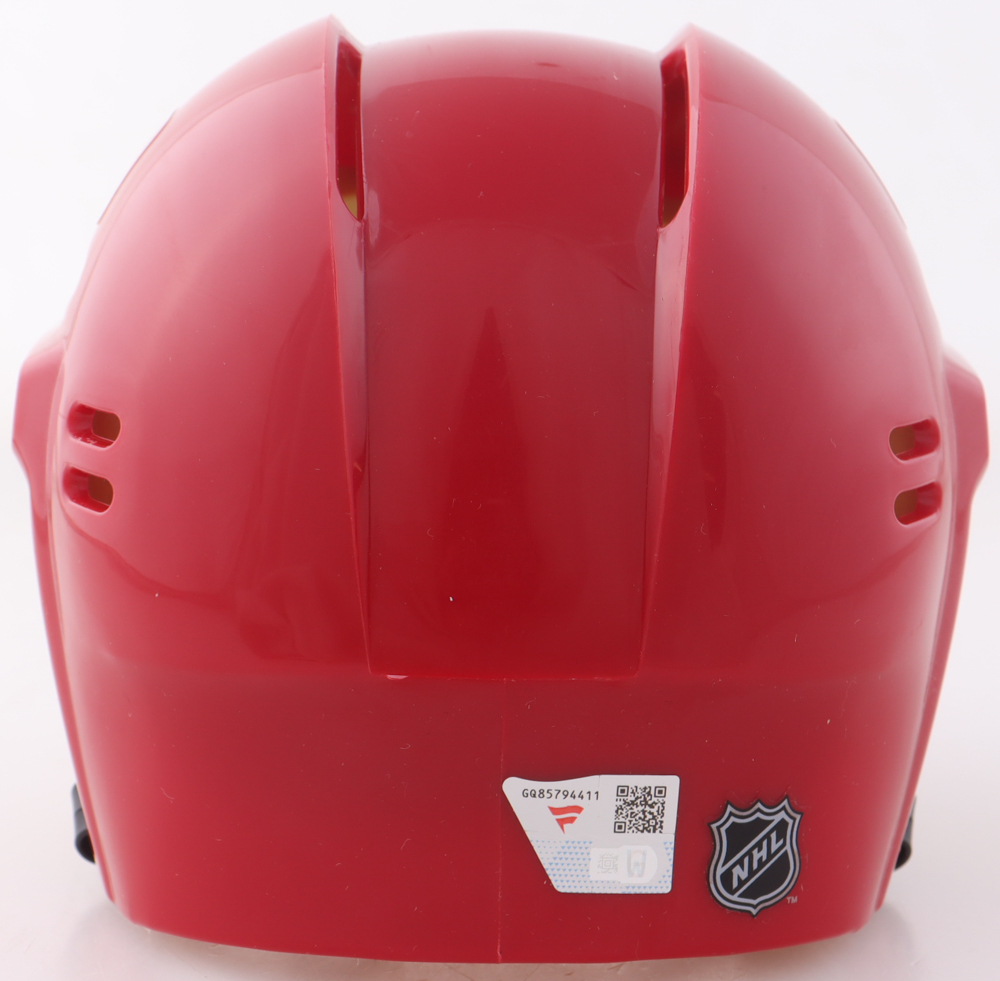 Lucas Raymond Signed Red Wings Mini Helmet (Fanatics) at PristineAuction.com Lucas Raymond Signed Red Wings Mini Helmet (Fanatics) at PristineAuction.com