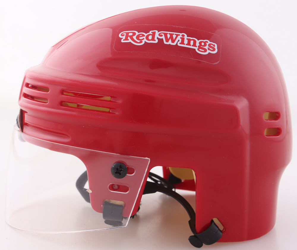 Lucas Raymond Signed Red Wings Mini Helmet (Fanatics) at PristineAuction.com Lucas Raymond Signed Red Wings Mini Helmet (Fanatics) at PristineAuction.com