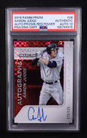 Aaron Judge 2015 Panini Prizm Red Power Autographs #28 RC #073/125 (PSA | Autograph Graded PSA 10) at PristineAuction.com
