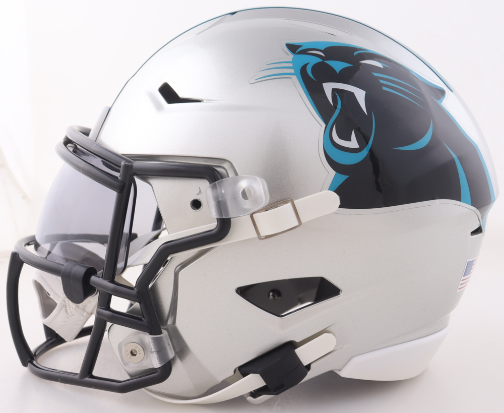Bryce Young Signed Carolina Panthers Speed Flex Mid-Size Midi Helmet With Visor (Fanatics) at PristineAuction.com Bryce Young Signed Carolina Panthers Speed Flex Mid-Size Midi Helmet With Visor (Fanatics) at PristineAuction.com