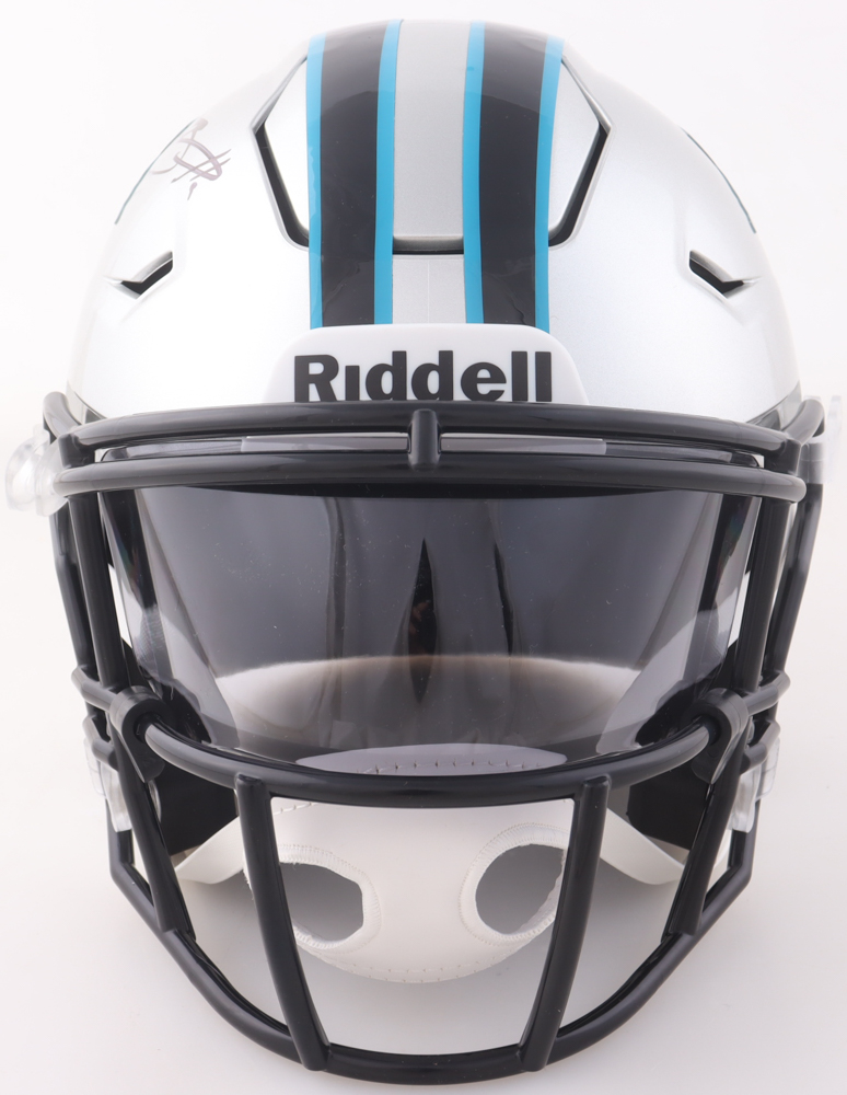 Bryce Young Signed Carolina Panthers Speed Flex Mid-Size Midi Helmet With Visor (Fanatics) at PristineAuction.com Bryce Young Signed Carolina Panthers Speed Flex Mid-Size Midi Helmet With Visor (Fanatics) at PristineAuction.com