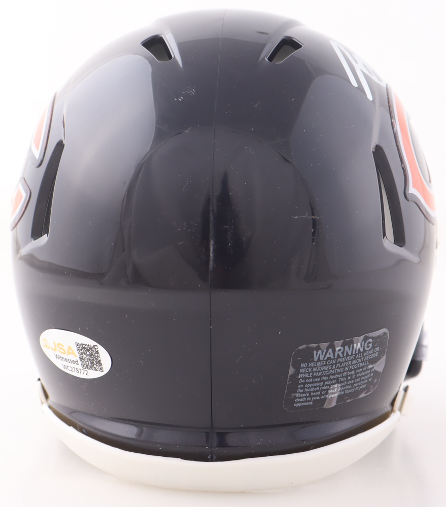 Nahshon Wright Signed Bears Speed Mini Helmet (JSA) at PristineAuction.com Nahshon Wright Signed Bears Speed Mini Helmet (JSA) at PristineAuction.com