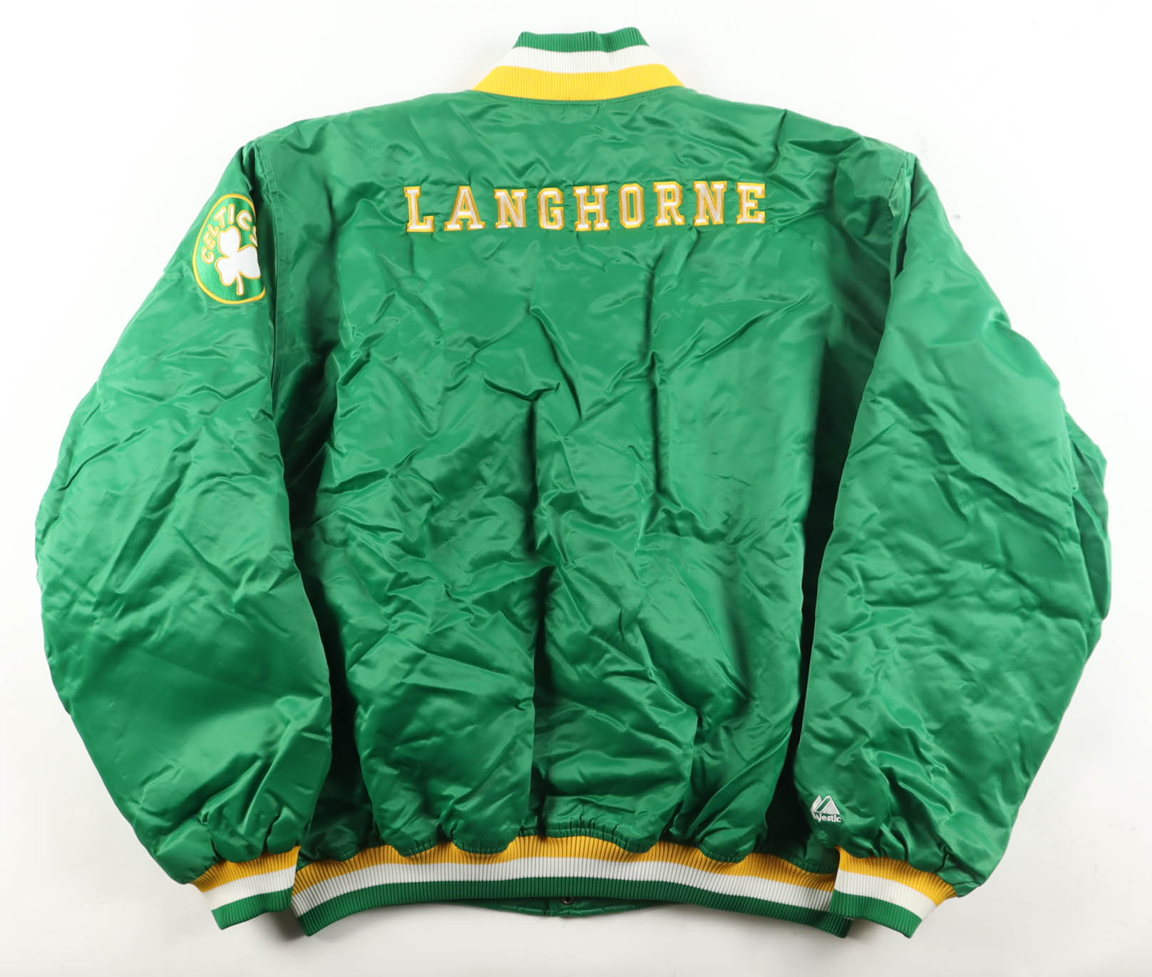 Larry Bird Signed Celtics Warm-Up Jacket (PSA) at PristineAuction.com Larry Bird Signed Celtics Warm-Up Jacket (PSA) at PristineAuction.com