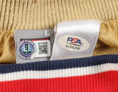 Larry Bird & Magic Johnson Signed 1992 Team USA Authentic Nike Warm Up Pants (PSA & Beckett) at PristineAuction.com Larry Bird & Magic Johnson Signed 1992 Team USA Authentic Nike Warm Up Pants (PSA & Beckett) at PristineAuction.com