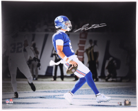 Jaxson Dart Signed Giants 16x20 Photo (Fanatics) at PristineAuction.com