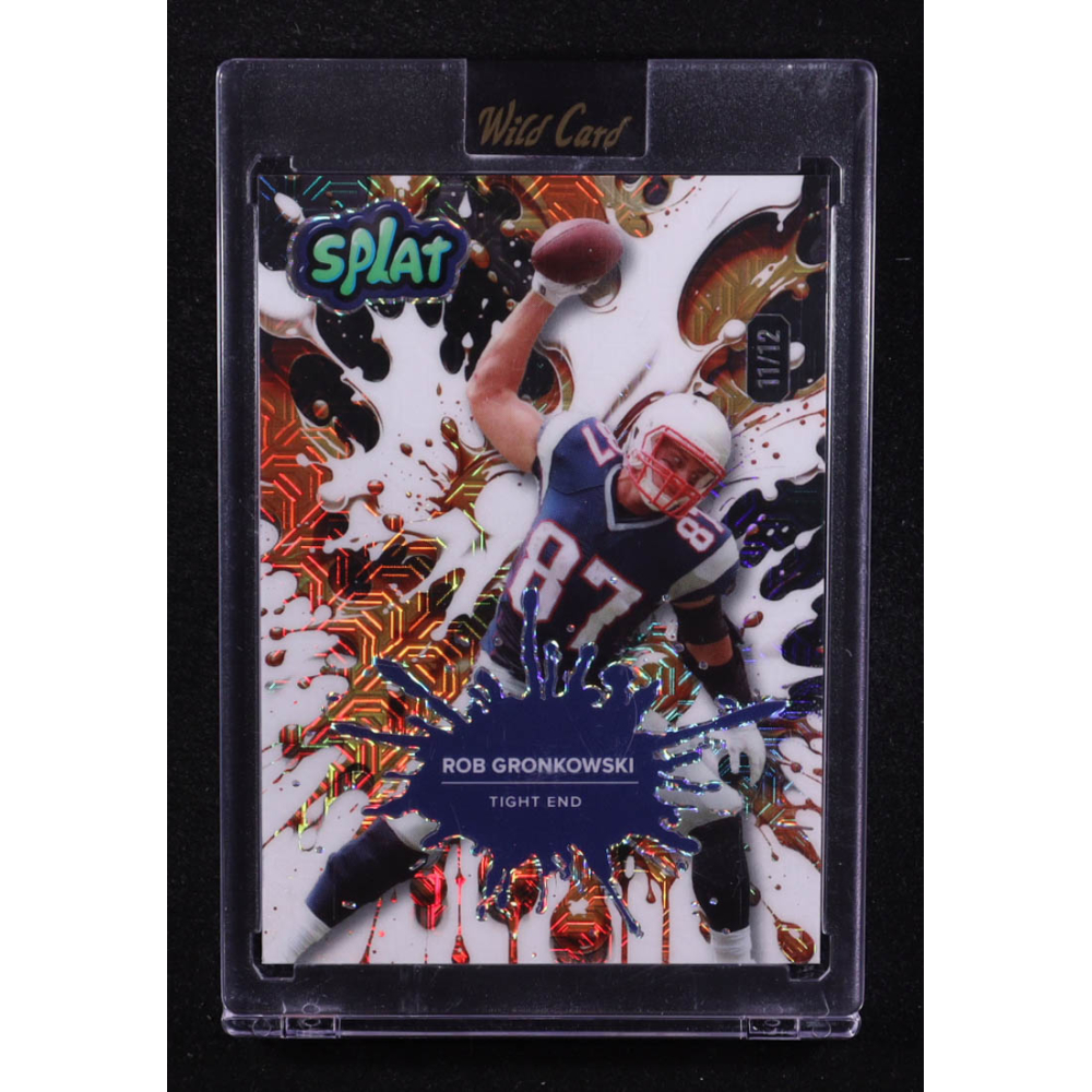 Rob Gronkowski 2025 Wild Card Splat #SBORA02-RG #11/12 at PristineAuction.com