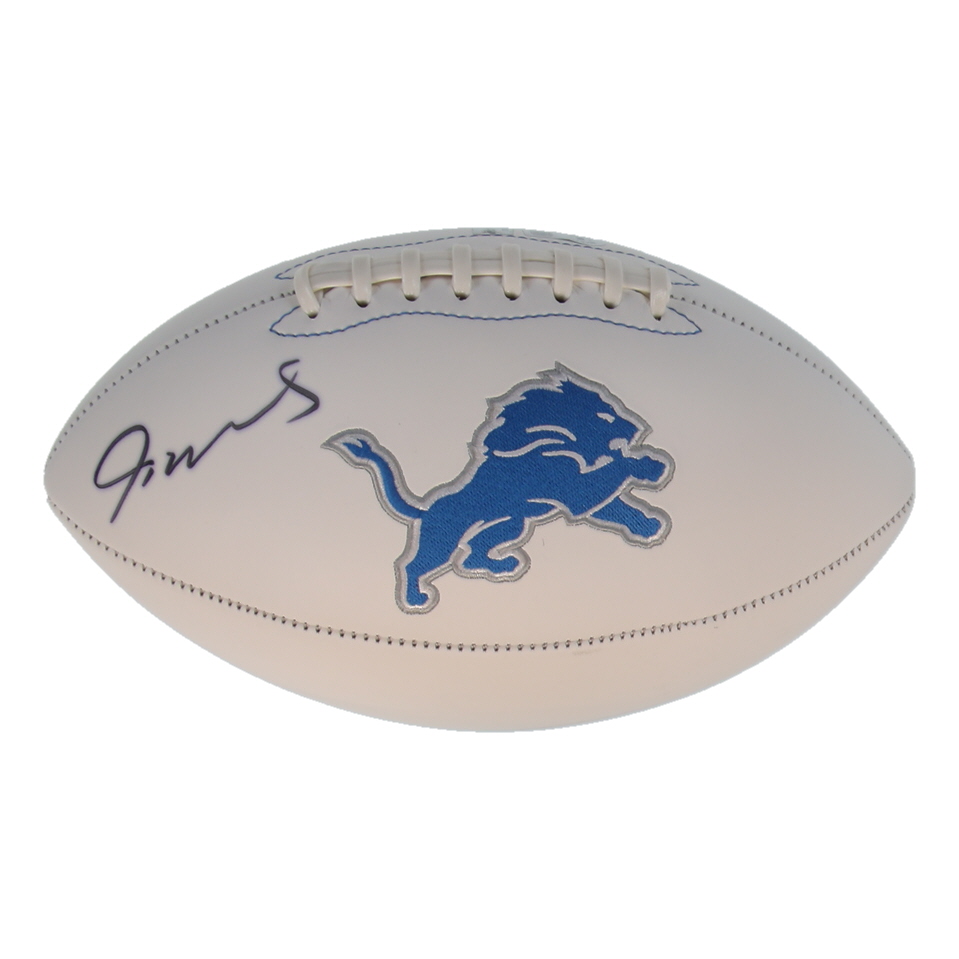 Jameson Williams Signed Lions Logo Football (Fanatics) at PristineAuction.com Jameson Williams Signed Lions Logo Football (Fanatics) at PristineAuction.com