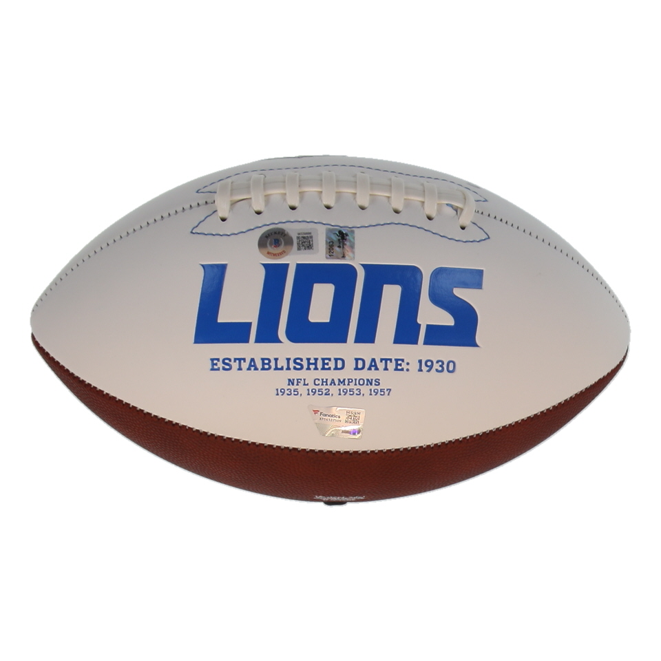 Jameson Williams Signed Lions Logo Football (Fanatics) at PristineAuction.com Jameson Williams Signed Lions Logo Football (Fanatics) at PristineAuction.com