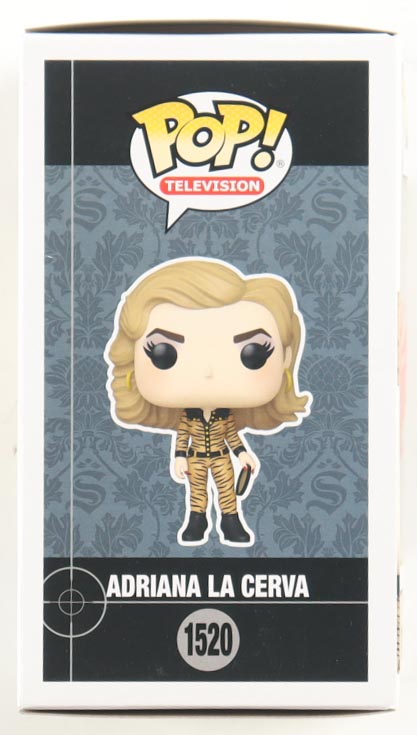 Drea de Matteo Signed "The Sopranos" #1520 Adriana La Cerva Funko Pop! Vinyl Figure (Beckett) at PristineAuction.com Drea de Matteo Signed "The Sopranos" #1520 Adriana La Cerva Funko Pop! Vinyl Figure (Beckett) at PristineAuction.com