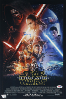 Daisy Ridley Signed "Star Wars Episode VI - The Force Awakens" 12x18 Poster (PSA & Fanatics) at PristineAuction.com