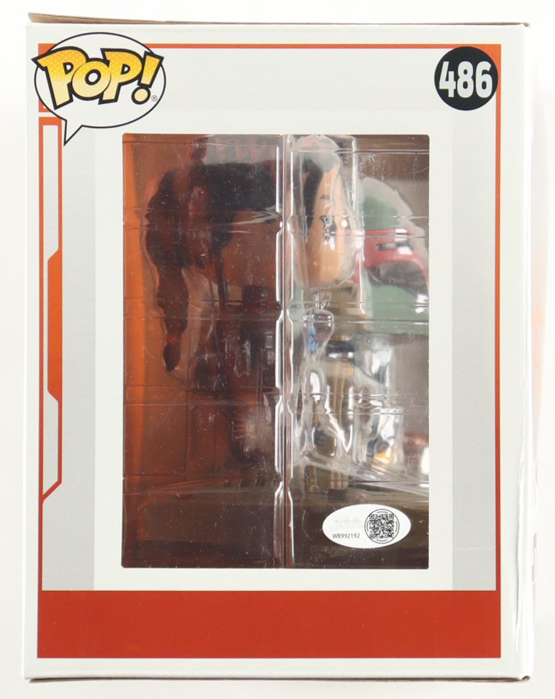 Temuera Morrison & Ming-Na Wen Signed "Star Wars" #486 Boba Fett And Fennec On Throne Bobble-Head Funko Pop! Vinyl Figure Inscribed "Boba Fett" & "Fennec" (JSA) at PristineAuction.com Temuera Morrison & Ming-Na Wen Signed "Star Wars" #486 Boba Fett And Fennec On Throne Bobble-Head Funko Pop! Vinyl Figure Inscribed "Boba Fett" & "Fennec" (JSA) at PristineAuction.com