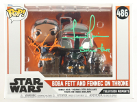 Temuera Morrison & Ming-Na Wen Signed "Star Wars" #486 Boba Fett And Fennec On Throne Bobble-Head Funko Pop! Vinyl Figure Inscribed "Boba Fett" & "Fennec" (JSA) at PristineAuction.com