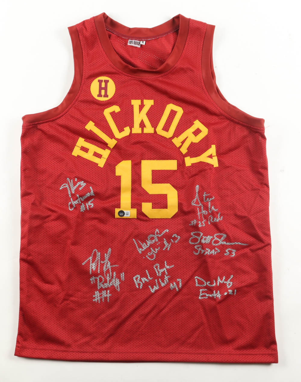 "Hoosiers" Jersey Cast-Signed by (7) with Maris Valainis, David Neidorf, Scott Summers, Brad Long with Character Inscriptions (Beckett) at PristineAuction.com "Hoosiers" Jersey Cast-Signed by (7) with Maris Valainis, David Neidorf, Scott Summers, Brad Long with Character Inscriptions (Beckett) at PristineAuction.com