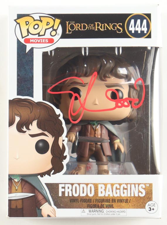 Elijah Wood Signed "The Lord of the Rings" #444 Frodo Baggins Funko Pop! Vinyl Figure (Beckett) at PristineAuction.com Elijah Wood Signed "The Lord of the Rings" #444 Frodo Baggins Funko Pop! Vinyl Figure (Beckett) at PristineAuction.com