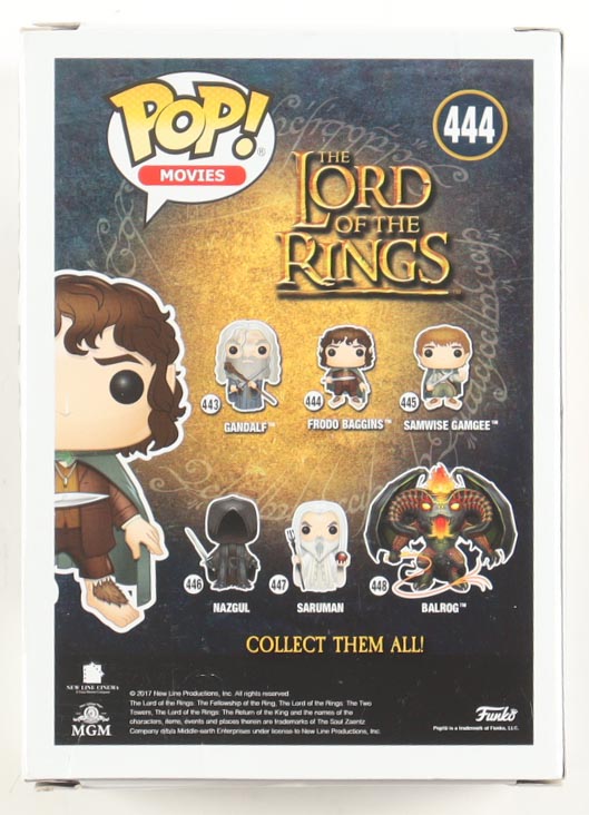 Elijah Wood Signed "The Lord of the Rings" #444 Frodo Baggins Funko Pop! Vinyl Figure (Beckett) at PristineAuction.com Elijah Wood Signed "The Lord of the Rings" #444 Frodo Baggins Funko Pop! Vinyl Figure (Beckett) at PristineAuction.com