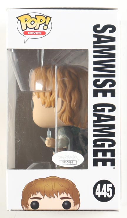 Sean Astin Signed "The Lord of the Rings" #445 Samwise Gamgee Funko Pop! Vinyl Figure (JSA) at PristineAuction.com Sean Astin Signed "The Lord of the Rings" #445 Samwise Gamgee Funko Pop! Vinyl Figure (JSA) at PristineAuction.com