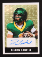 Dillon Gabriel 2024 Leaf Metal Collective 1948 Autographs Gold Scope #48A-DG1 #1/1 at PristineAuction.com