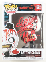 David Howard Thornton Signed "Damien Leone's: Terrifier" #1592 Art The Clown Funko Pop! Vinyl Figure Inscribed "Art The Clown" (JSA) at PristineAuction.com