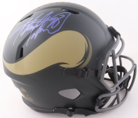 Adrian Peterson Signed Vikings Full-Size Salute to Service Alternate Speed Helmet (JSA) at PristineAuction.com