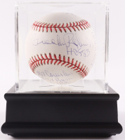 Brooks Robinson Signed LE ONL Baseball with Multiple Stat Inscriptions In Display Case (JSA) at PristineAuction.com