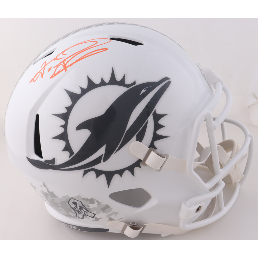 Tua Tagovailoa Signed Dolphins Full-Size Salute to Service Alternate Speed Helmet (Fanatics) at PristineAuction.com